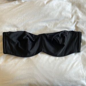 Black strapless bra 36D